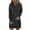 Black, variant on Patlollav Autumn Winter Dresses Womens Long Sleeve Hooded Solid Casual Dress