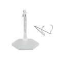 thumbnail image 1 of Xuanheng 1:6 Scale Figure Display Action Bases Stand Portable Figure Support Round Base Holder for Collection Figures 12" Action Figure clear and Hexagon, 1 of 8