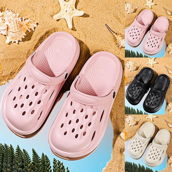 Kcolen Girls Sandals Girls Slippers Everyday Casual Comfort Lightweight -On for Kids Outdoor Play and Beach