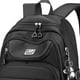 thumbnail image 3 of Mochilas para niñas Mochila Bolsas de hombro portátiles a prueba de agua Mochilas de moda informal Mochila para la oficina Compras Vacaciones Negocios Negro Salvador Mochila de color sólido, 3 of 8