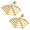 Style 1(Gold), variant on 1 Pair 18G Stainless Steel Stud Earrings for Cartilage Conch Helix Flat Lobe Piercing Jewelry