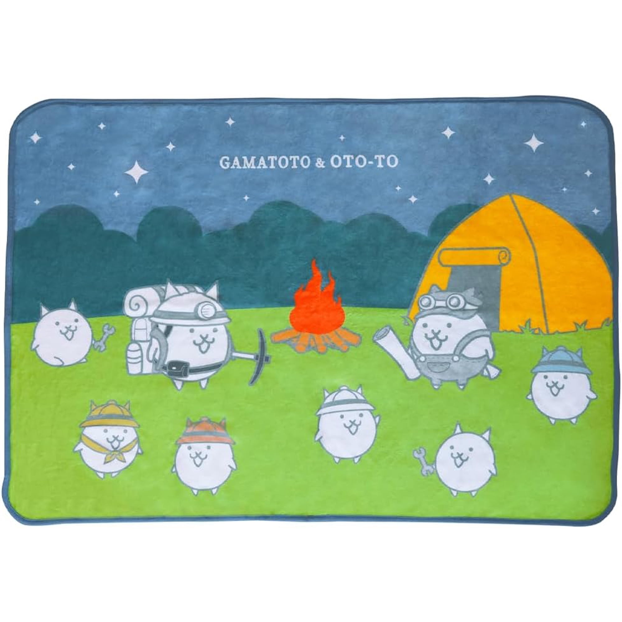 Official The Battle Cats Blanket - Gamatoto And Ototo Corps