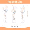 thumbnail image 2 of 3-Piece Metal Flower Wall Decor Minimalist Metal Wall Sculptures for Bedroom, Living Room, Kitchen, Lightweight and Gift-Worthy for Housewarming, 2 of 9