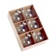 thumbnail image 3 of Bolas de Navidad transparentes, bolas de adorno rellenables, bolas transparentes DIY para decoración, suministros para fiestas, proyectos artesanales, 8 cm 6 piezas Macarena Bolas rellenables transparentes, 3 of 8