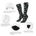 thumbnail image 4 of Picia Women Crew Soft Moisture-wicking Socks Daisies Flowers Pattern Design Cotton Socks, One Size fit All, 4 of 9