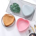 thumbnail image 4 of 4/7/9/10 Inch Cake Mold Non-stick Flexible Silicone Multifunctional Heart Shape DIY Bread Baking Tray Mould for Kitchen, 4 of 10