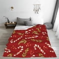 thumbnail image 2 of Soft Cozy Christmas Flannel Throw Blanket for Men Women Cute Xmas Plush Lightweight Blankets for Adults Kids Couch Sofa Bedroom Living Room Decor 60×80", 2 of 3