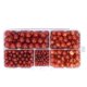 thumbnail image 4 of Cuentas de pulsera, 340 piezas, cuentas artesanales de piedra de ágata roja, cuentas para hacer joyas, hechas a medida para la perfección Jadeshay A, 4 of 8