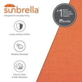 thumbnail image 6 of Vivere Double Sunbrella Hammock with Steel Stand, Portable Outdoor Lounge, Coral, 6 of 6