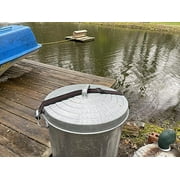 American-Made Premium Garbage Strap, Adjustable Garbage Can Security Strap, Heavy Duty Material, Black - By Garbage Commander