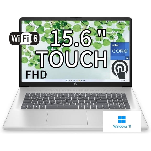 New HP Laptop Touchscreen Computer, 15.6" FHD IPS Display, Intel Core i7-1355U,16GB RAM,1TB SSD,Intel Iris Xe Graphics,Backlit Keyboard ,Webcam, HDMI,Wifi 6 ,Bluetooth ,Windows 11 Home,Silver