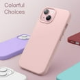 thumbnail image 6 of JETech Silicone Case for iPhone 15 Plus 6.7-Inch, Silky-Soft Touch Full-Body Protective Phone Case, Shockproof Cover (Pink), 6 of 6