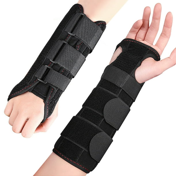  Carpal Tunnel Wrist Brace Night Support - Wrist Splint Arm  Stabilizer & Hand Brace for Carpal Tunnel Syndrome Pain Relief Compression  Sleeve for Forearm Wrist Tendonitis Pain Treatment (Small, Left) 