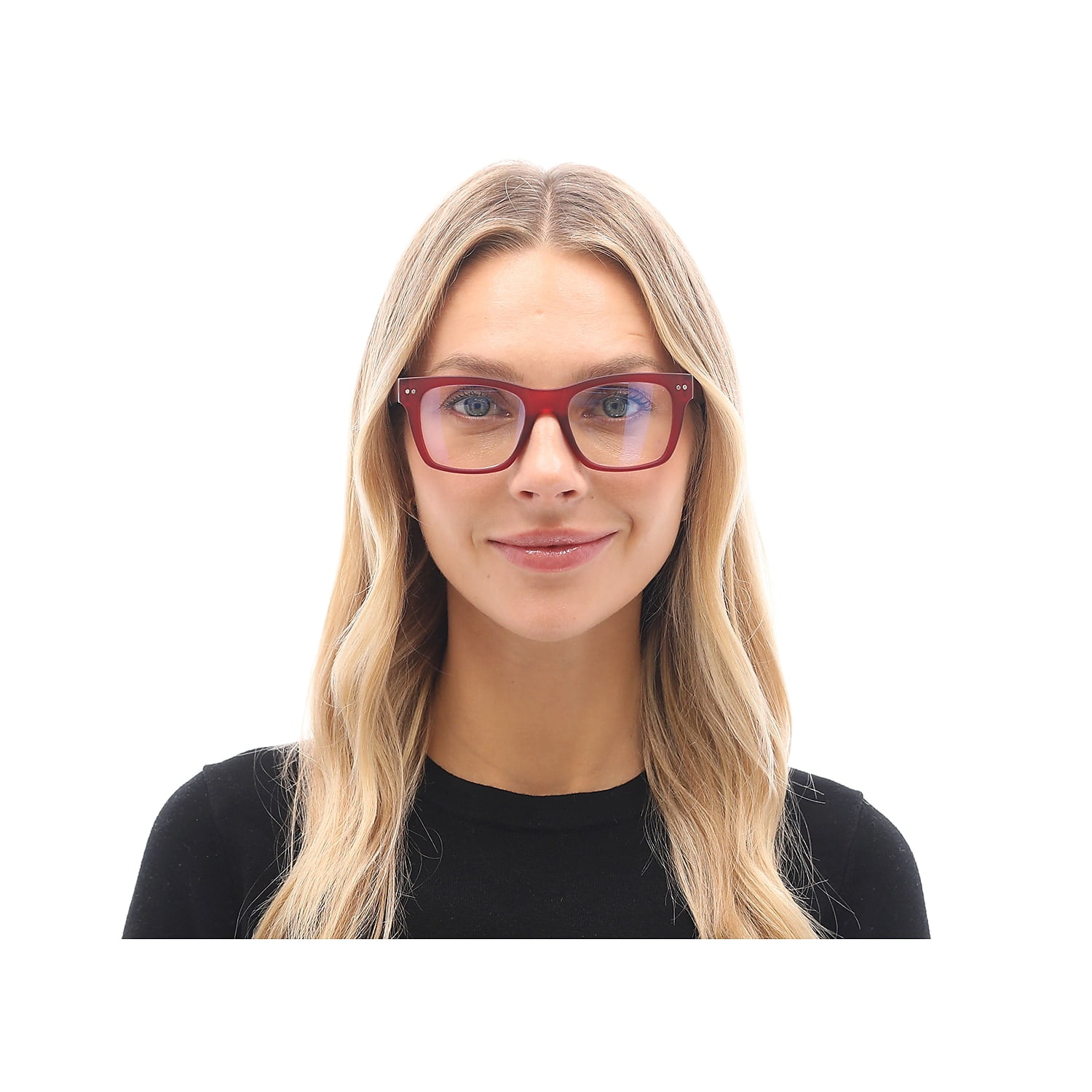 SAV VK Couture Blue Light +1.50 Reading Glasses Burgundy (EVKB13)