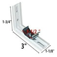thumbnail image 4 of Sinyiin Vertical Blind L Bracket Heavy Duty Curtain Brackets Easy to Install Remove Suitable for Internal External Installation, 4 of 8