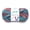 01 - Aqua-Pumpkin-Carmine-White-Black, variant on Grundl - Hot Socks Campione 4ply yarn, 100 g | 460 yards | 75% Virgin Wool Superwash, 25% Polyamide | Color 05 - Aqua-Rose-Kiwi-Orange-White-Black