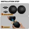 POWER GUIDANCE Peanut Massage MMF7 Ball, Lacrosse Balls for Release