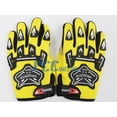 thumbnail image 2 of Pcc Motor MX Racing Small, Yellow Thermoplastic Rubber Motorcycle Gloves, 2 of 3