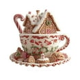 thumbnail image 2 of Hbdhejl Figurine 9 Inch Height Clay Dough Christmas Season Decoration, 2 of 9