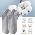 thumbnail image 4 of Men No Show Socks 8 Pairs Invisible Cotton Socks Non Slip Short Socks Comfortable and breathable, 4 of 5