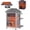 Hearted-Gray (24.2"D x 28.7"W x 36.8"H), variant on Aivituvin Cat House Outdoor Weatheproof Feral Cat Shelter Wooden Cat Condos for Winter with Escape Doors