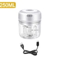 thumbnail image 4 of Naiovety Triturador de ajo eléctrico de plástico Mini portátil 1200mA USB carga Chopper interior casa cocina jengibre verduras trituradora Cocina y Comedor Blanco Naiovety HA059907-01B, 4 of 6
