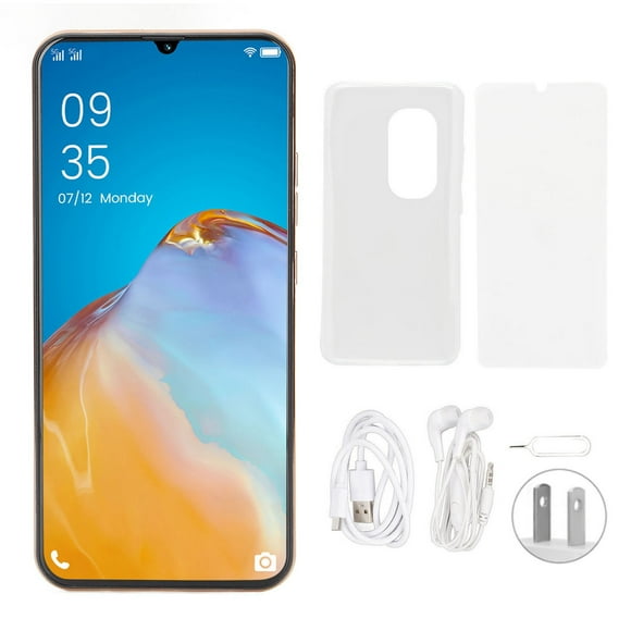 Face Unlocked Smartphone for Android 10 6.5in HD 2GB RAM 32GB ROM Mobile Phone 3G Network US Plug 100?240V