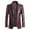 Red, variant on Suit Jacket for Men Mens Jacket Suit Fashion Trend Casual Textured Leather Jacket Outerwear for Stylish Jackets for Men Yellow XXXXXXL