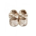 thumbnail image 2 of Toddler Baby Prewalker Shoes Girl Princess Bowknot Soft Sole Crib Shoes 0-18M, 2 of 3
