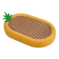 thumbnail image 4 of Rascador para gatos, sofá cama para gatos, muebles de protección, ovalado, resistente, para entrenamiento de gatos de interior, para gatitos, gatos forma de piña, 4 of 8