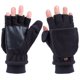 thumbnail image 1 of Hombres invierno Polar Fleece medio dedo Flip guantes doble capa espesar pantalla táctil sin dedos Convertible mitones mu?eca XianweiShao 8390615733205, 1 of 1