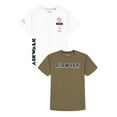 thumbnail image 2 of Airwalk Mens & Big Mens Short Sleeve Graphic Tee Shirts, 2-Pack, Sizes XS-3XL, 2 of 13