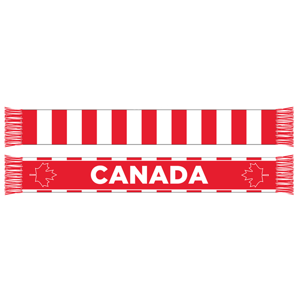 Canada - Foulard Haut de Gamme Double Face (100 % Acrylique) (Fabriqué au Royaume-Uni)