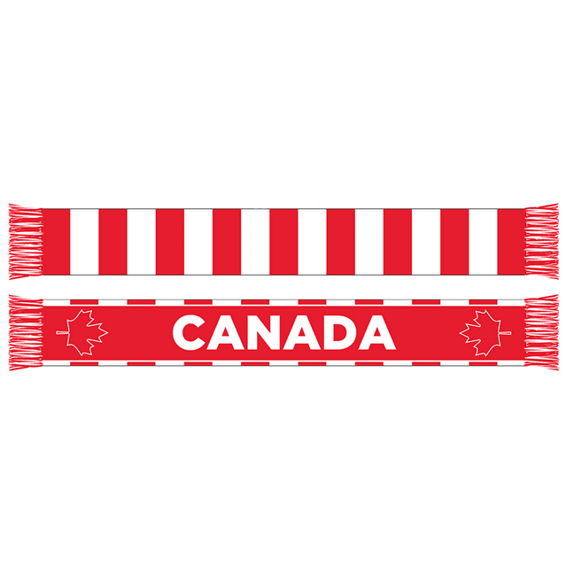 Canada - Foulard Premium Double Face (100 % Acrylique) (Fabriqué au Royaume-Uni)