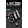 thumbnail image 3 of Key Fob Cover Compatible with Kia Telluride 2023-2024 2 Button Keychain Case Holder Protector,Long Keychain-black, 3 of 8