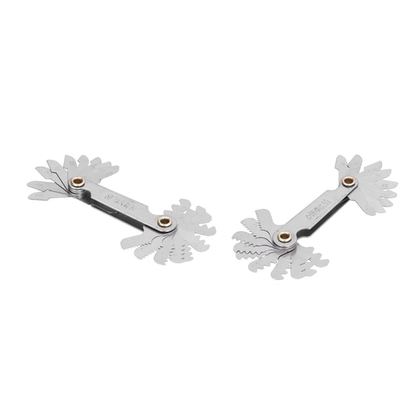 Medidor De Rosca, 20 Cuchillas Portátiles Medidores De Paso De 60 Marcas Claras Para Medición Industrial Para Calibración De Tornillos