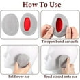 thumbnail image 4 of 6 Pairs Earmuffs Bandless Fleece Ear Warmers Winter Ear Covers Unisex, 6 Colors, 4 of 5