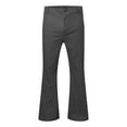 thumbnail image 4 of Mens Bell Bottom Pants 2026 Retro Casual Flared Trousers Dress Pants with Pockets 70s Disco Outfits, 4 of 8