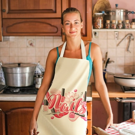 

Kitchen Gadgets 1PC Kitchen Cleaning Apron Linen Apron Household Waterproof And Oil-proof Apron