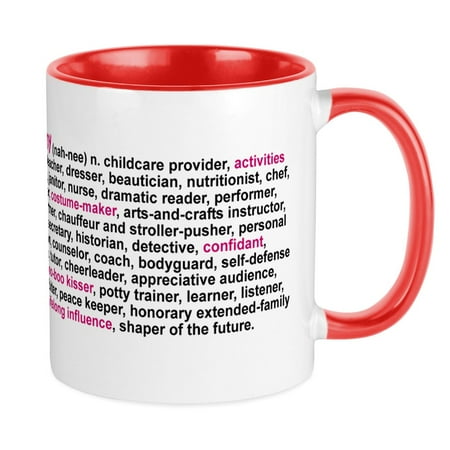 

CafePress - Definition Of A Nanny Mug - Ceramic Coffee Tea Novelty Mug Cup 11 oz