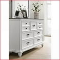 thumbnail image 5 of Bedroom Furniture Set Queen Bed Dresser Mirror Nightstand | Modern Farmhouse | Wood | Standard Beds, 5 of 10