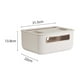 thumbnail image 5 of Caja de almacenamiento para enrutador WiFi, organizador de cables, decoración, cubierta de enchufe, a prueba de polvo para TV Blanco 1 Capa, 5 of 9
