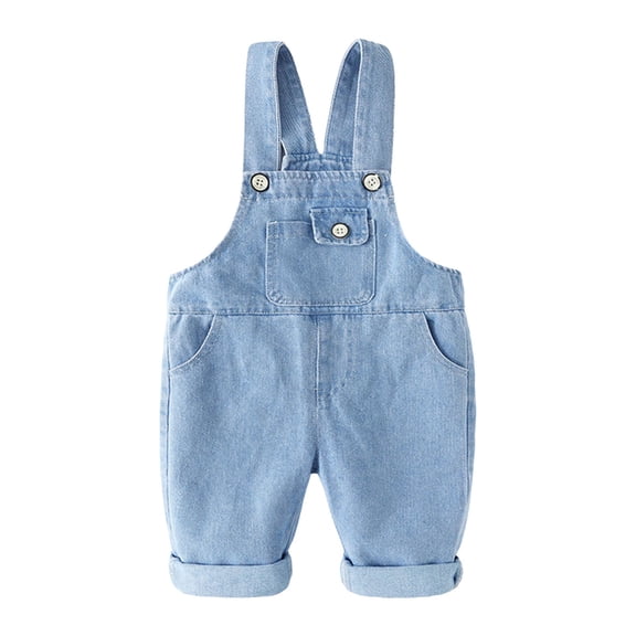 Karoyedx Baby Overalls Baby Girls Overalls Baby Denim Romper Outfits Infant Girls Jeans Jumpsuit Blue Size,6-12 Months
