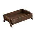 thumbnail image 2 of Bandeja de madera, plato de almacenamiento, superficie lisa, accesorios de cocina decorativos rústicos para encimera, cocina, hogar, desayuno, fiesta, 2 of 9