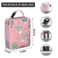 thumbnail image 3 of Lunch Box for Men Women Adults Small Lunch Bag for Office Work Picnic Reusable Portable Lunchbox, Cactus, 3 of 6