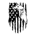 thumbnail image 2 of Outdoor Flags & Banners Truck Rear Gear Flag Striation Head Car Body Stickers Car Carving Car Stickers Us Flag, 2 of 6
