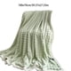 thumbnail image 3 of 39.37x27.55in Fleece Throw Blanket For Couch Soft Warm Fluffys Cream Solid ColorBlanket Decorative And Giftable Striped Blankets For, 3 of 6