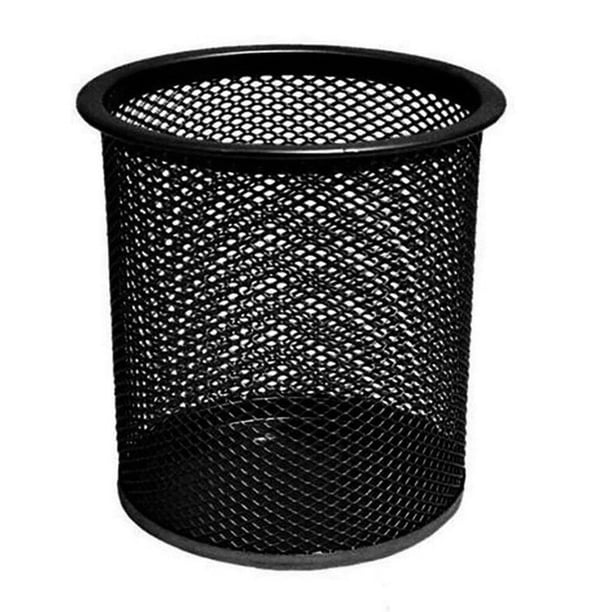 Sidaley Iron Pen Pot Antideslizante Desktop Pencil Holder Round Pencil Container para Office School Type3