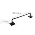 thumbnail image 3 of OUNONA 2pieces Towel Shelf Rack Wall Mounted Towel Rod for Bathroom Storage Easy Installation Strong Adhesive, 3 of 7
