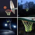 thumbnail image 4 of Basketball Net Glow in Dark, Nightlight Hoop Net Heavy Duty Replacement Outdoor Luminous Thick Sun Powered All Weather Portable Standard Size Fluorescent Light up at Night, 4 of 6